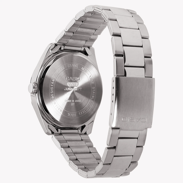 Casio Men's Silver Watch, Black Dial | Mtp-1302d-1a1vdf by i-watch
