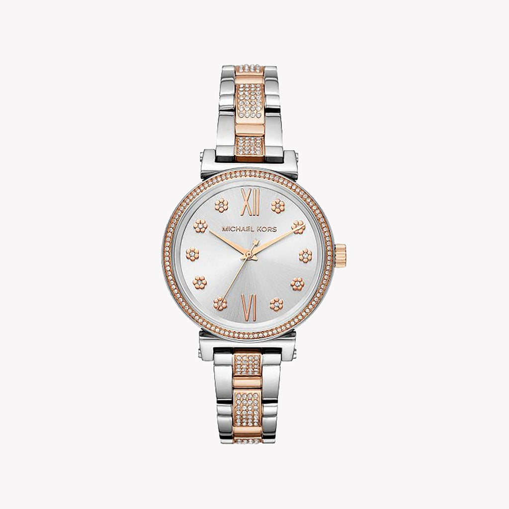 MICHAEL KORS MK3880 SILVER & GOLD SOPHISTICATION - MODERN WOMEN'S WATCH