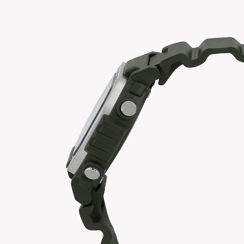 CASIO MWD-110H-3AVDF - ADVENTURE-READY MEN'S WATCH IN VIBRANT GREEN RESIN, DIGITAL DIAL & 100M WATER RESISTANCE-i-Watch-4