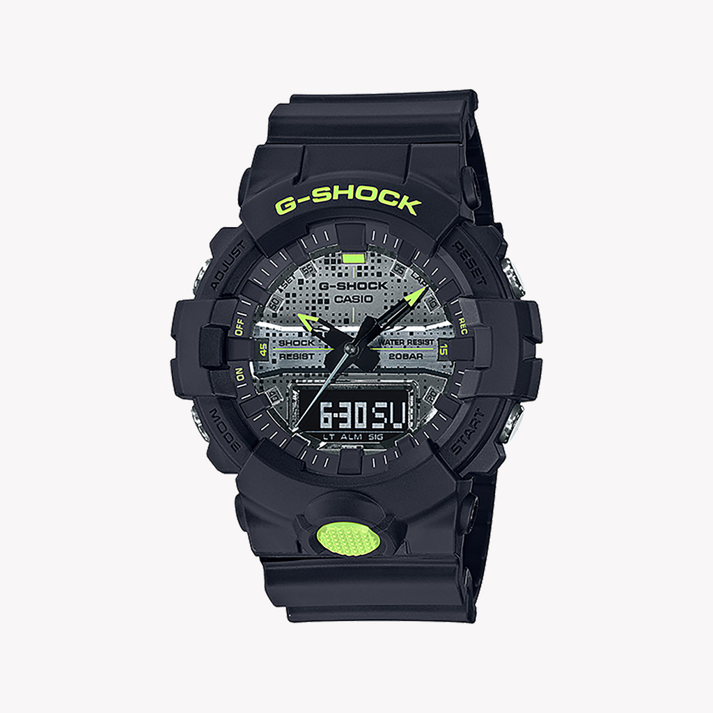 CASIO G-SHOCK GA-800DC-1ADR - SPORTY RESILIENCE MEN'S WATCH IN STRIKING BLACK