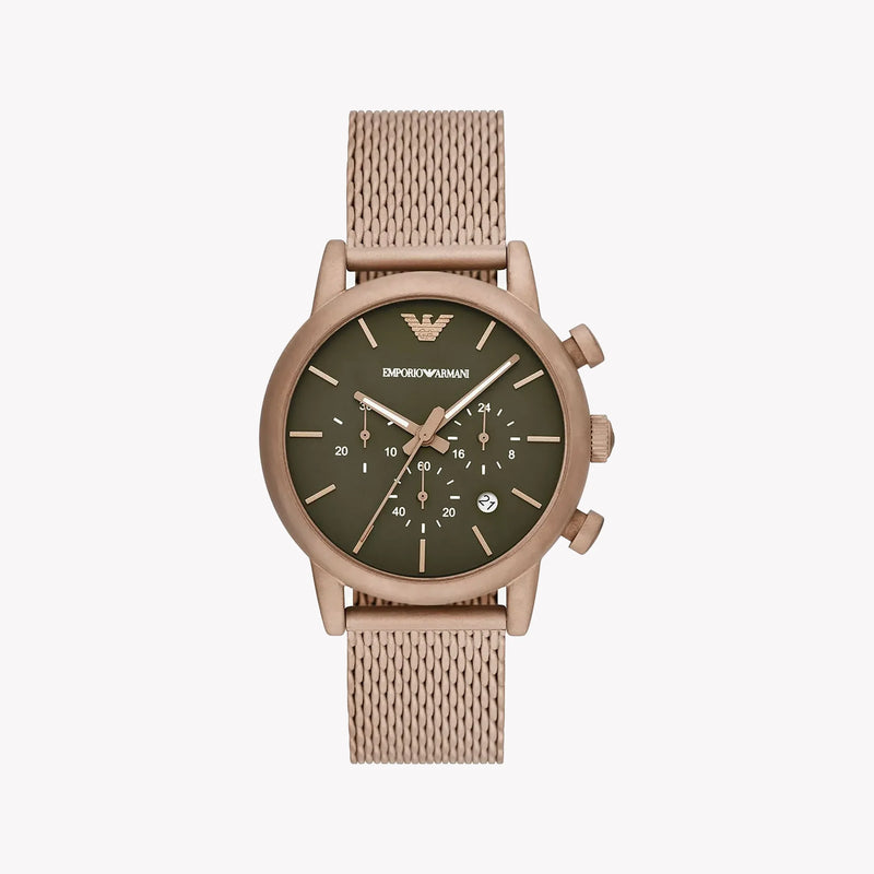 Emporio Armani Men's Brown Watch, Green Dial | Ar11428 by i-watch