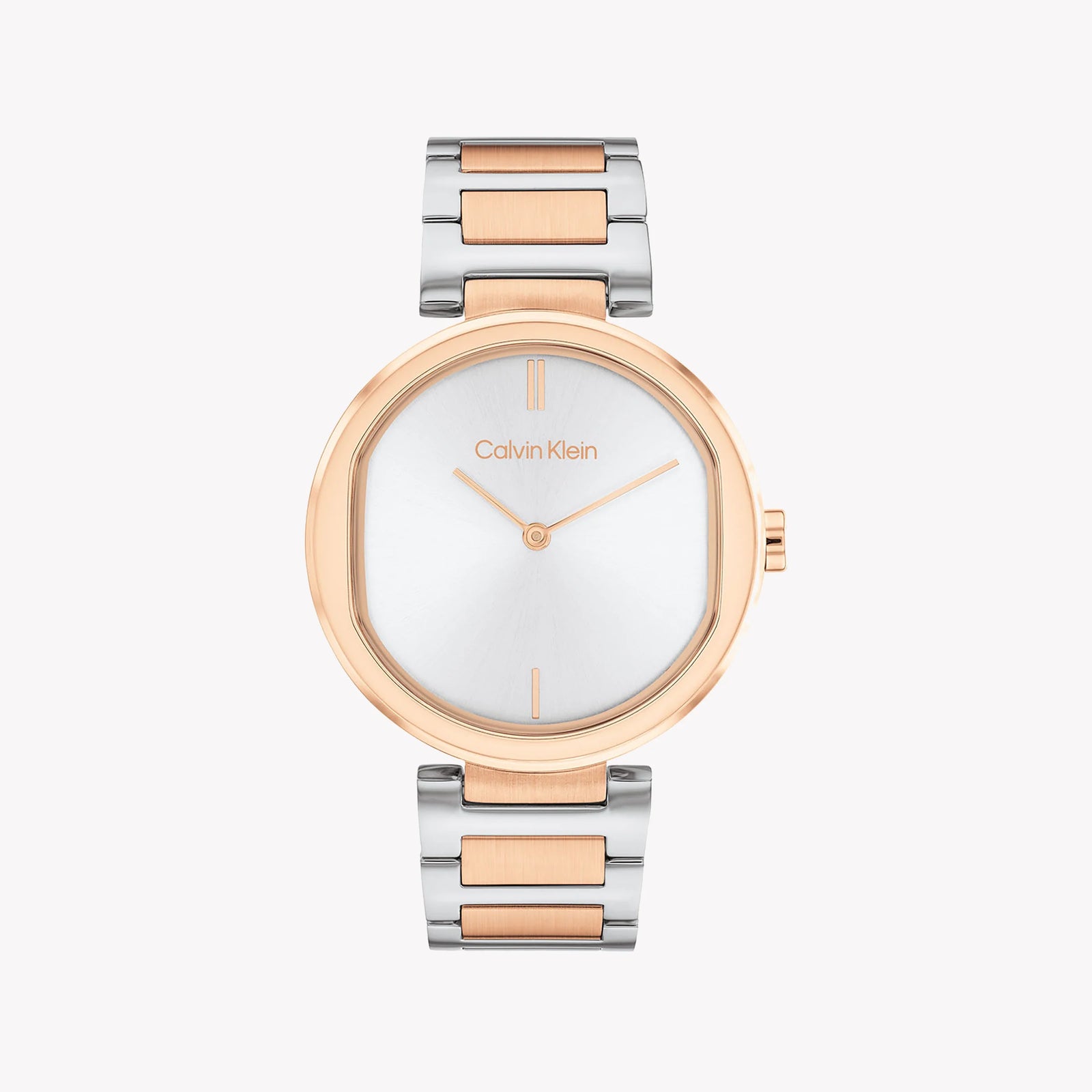 Ck Calvin Klein Women's Rose Gold Watch, Silver Dial | 25200251 by i-watch