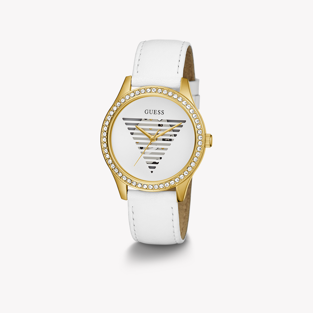 GUESS GW0596L1 LUXE TIMEPIECE - CHIC GOLD & WHITE ELEGANCE for the Modern Woman-i-Watch-4