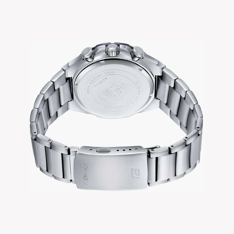 Edifice Men's Silver Stainless Steel, Black Dial | Efr-569db-1avudf by i-watch