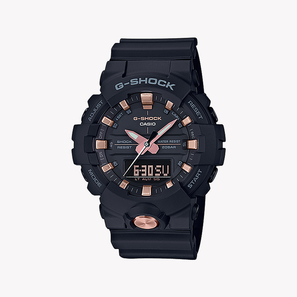 CASIO G-SHOCK GA-810B-1A4DR - SPORTY STRENGTH SERIES Men's Watch with Rugged Black Resin and Bold Digital Display