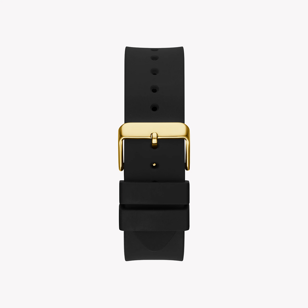 Guess Women's Gold Stainless Steel, Black Silicon | Gw0208g2 by i-watch