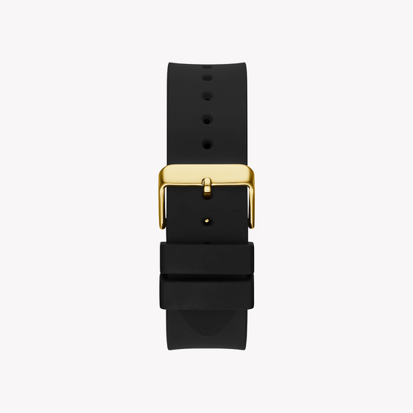 Guess Women's Gold Stainless Steel, Black Silicon | Gw0208g2 by i-watch