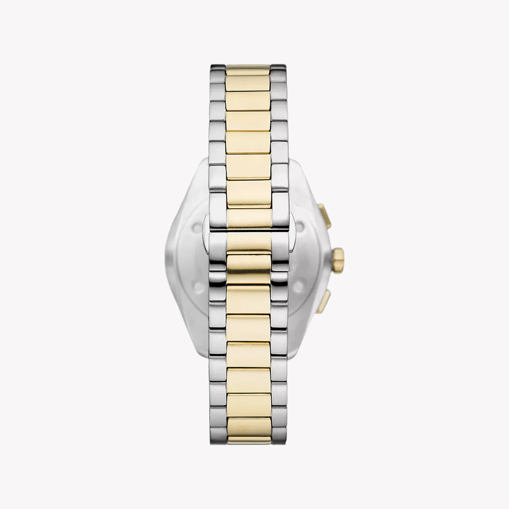 Emporio Armani Women's Silver/Gold Watch, Beige Dial | Ar11605 by i-watch