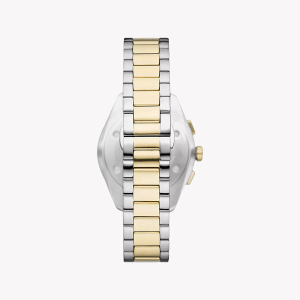 Emporio Armani Women's Silver/Gold Watch, Beige Dial | Ar11605 by i-watch
