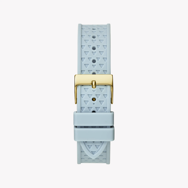 Guess Women's Gold Watch, Blue Silicone Band | Gw0694l1 by i-watch