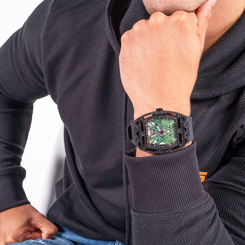 GUESS GW0564G2 BOLD PERFORMANCE - STRIKING BLACK STAINLESS STEEL MEN'S WATCH-i-Watch-5