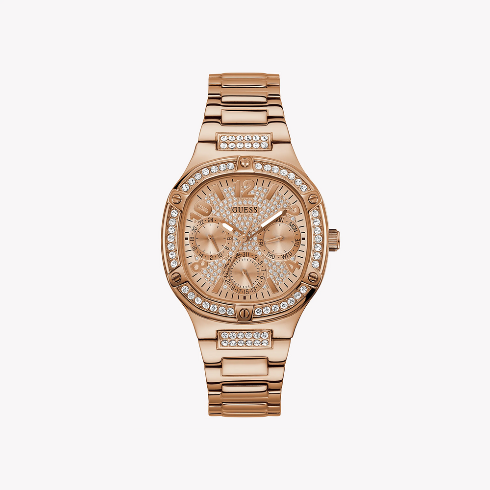 Guess Women's Rose Gold Watch, Rose Gold Dial | Gw0558l3 by i-watch