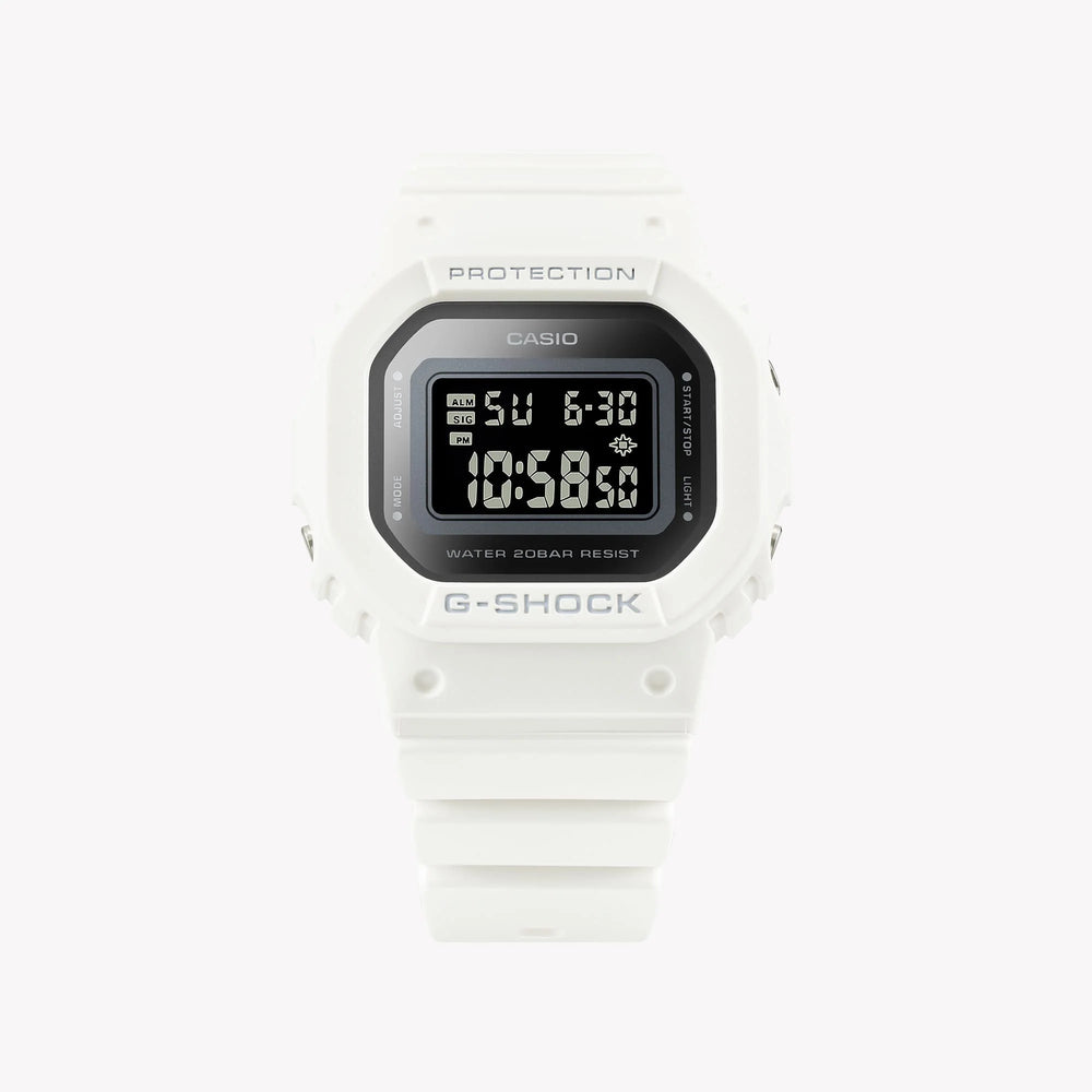 G-Shock Unisex White Resin Watch, Sporty Style | Gmd-S5600-7dr by i-watch