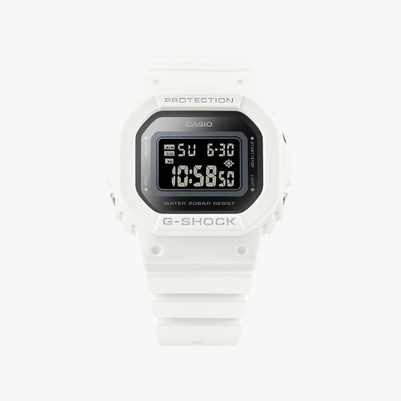 G-Shock Unisex White Resin Watch, Sporty Style | Gmd-S5600-7dr by i-watch