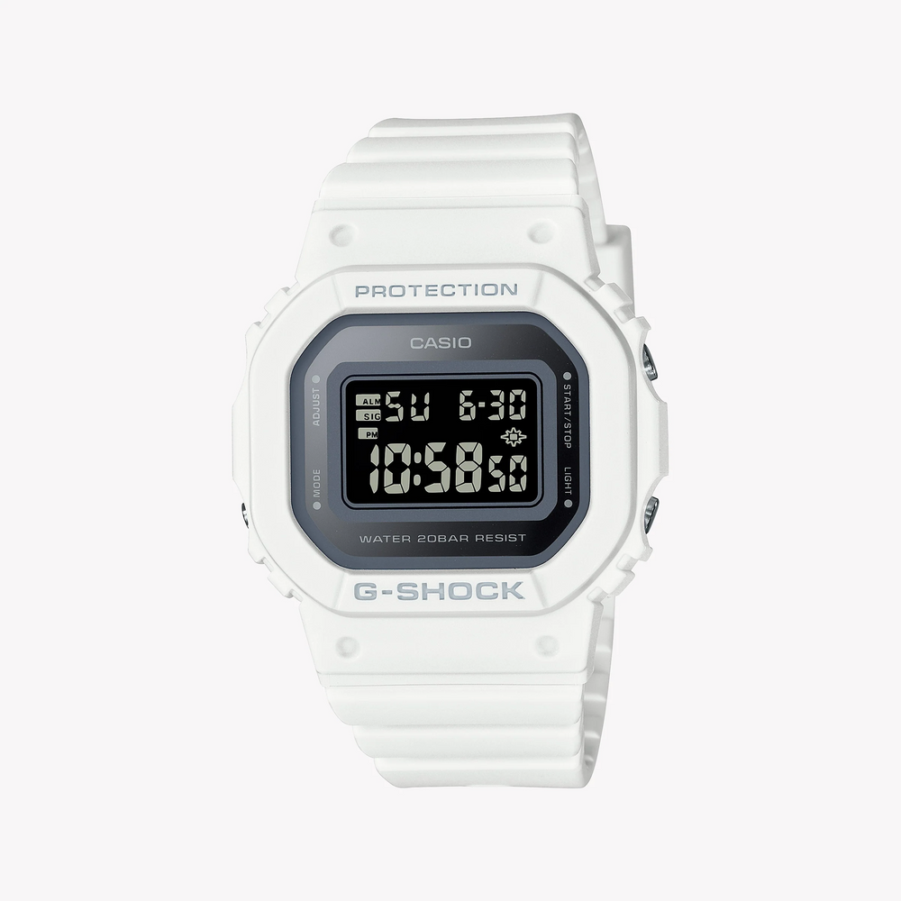 G-Shock Unisex White Resin Watch, Sporty Style | Gmd-S5600-7dr by i-watch