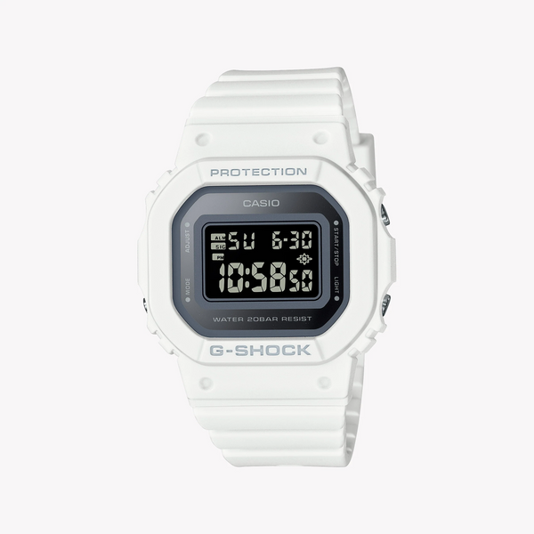 G-Shock Unisex White Resin Watch, Sporty Style | Gmd-S5600-7dr by i-watch
