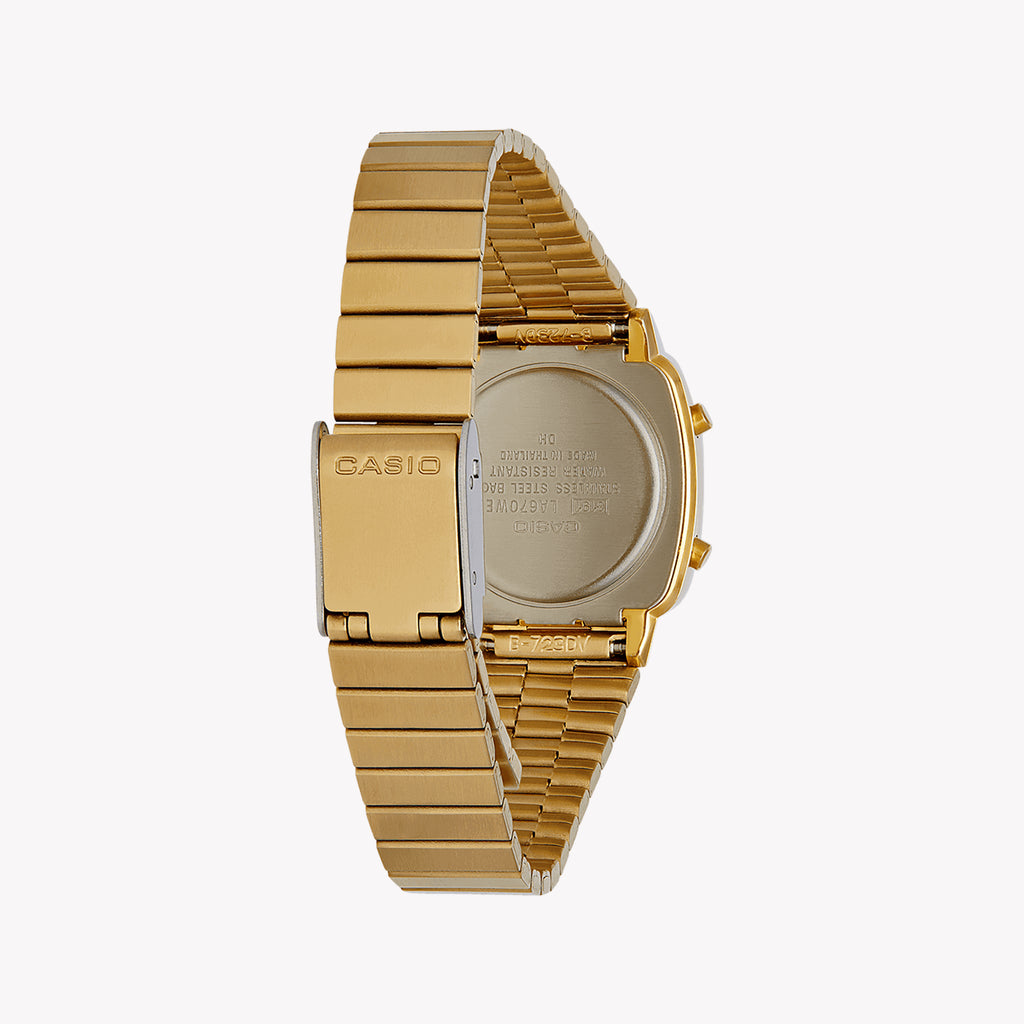 CASIO LA-670WEGA-1EF ELEGANTLY FUNCTIONAL - TIMELESS WOMEN'S WATCH WITH SILVER STRAP-i-Watch-2