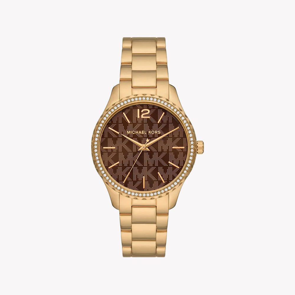 Michael Kors Women's Gold Watch, Brown Dial | Mk7296 by i-watch