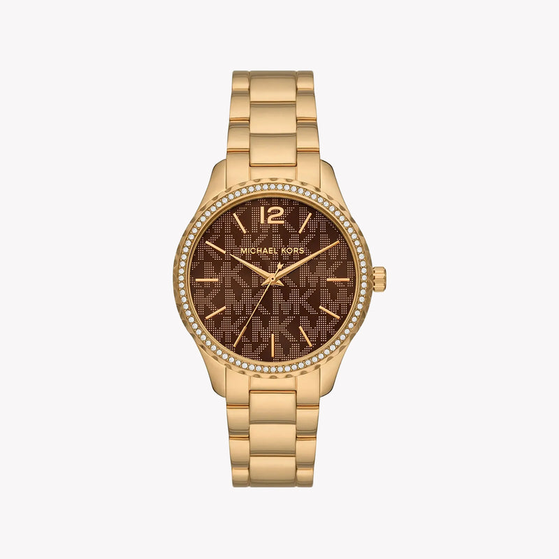 Michael Kors Women's Gold Watch, Brown Dial | Mk7296 by i-watch
