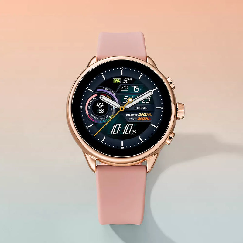 Fossil Men's Rose Gold Smartwatch, Black Dial | Ftw4071 by i-watch