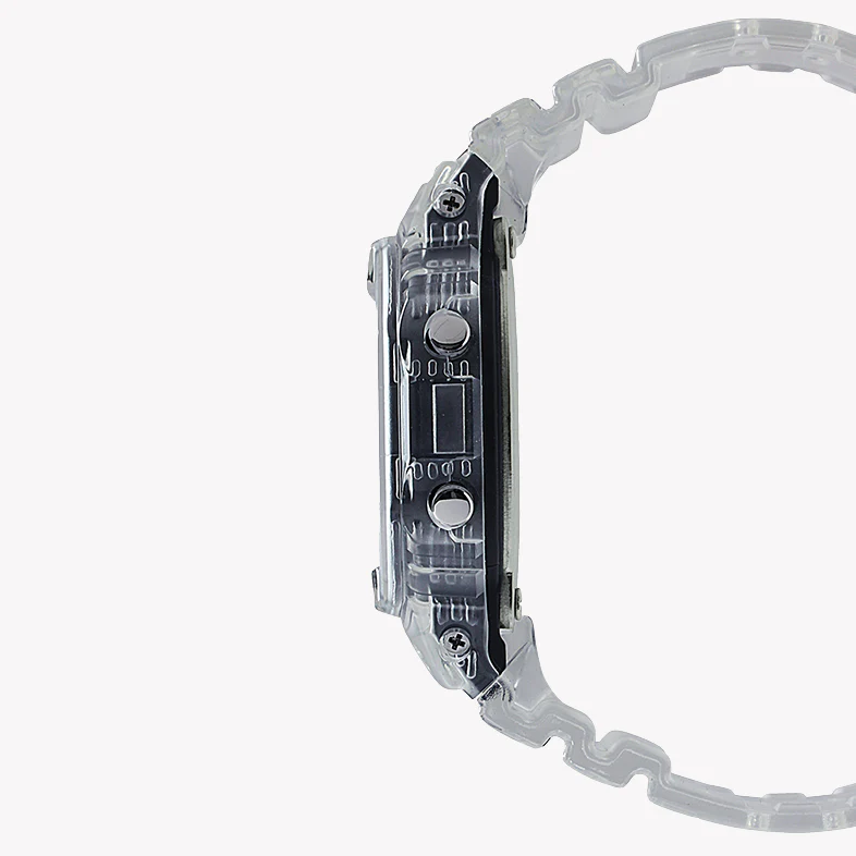 G-Shock Men's Silver Resin Watch, White Band | Dw-5600ske-7dr by i-watch