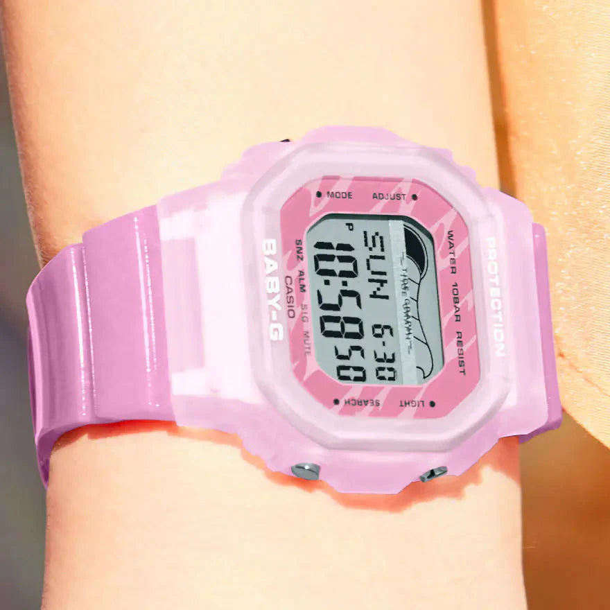 Pink Baby-G Blx-565s-4dr - Adventure Ready Women's Watch With Tide Graph & Shock Resistance by i-watch