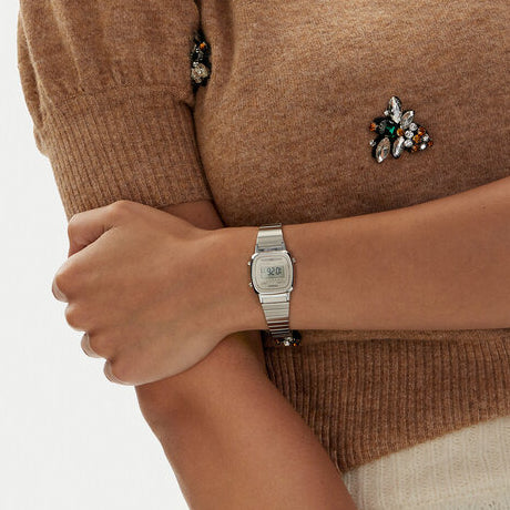 CASIO LA670WEA-8AEF SILVER ELEGANCE - DYNAMIC DIGITAL TIMEPIECE FOR MODERN WOMEN-i-Watch-2