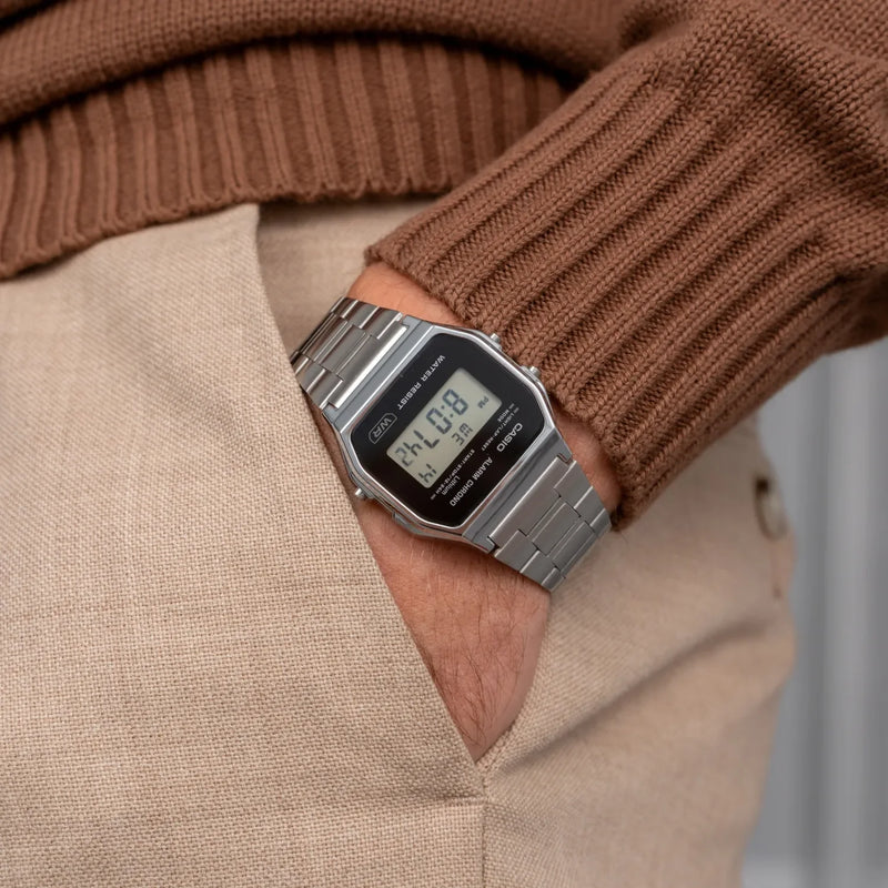 Casio Unisex Resin & Metal Watch, Stylish & Durable | A158wea-1ef by i-watch