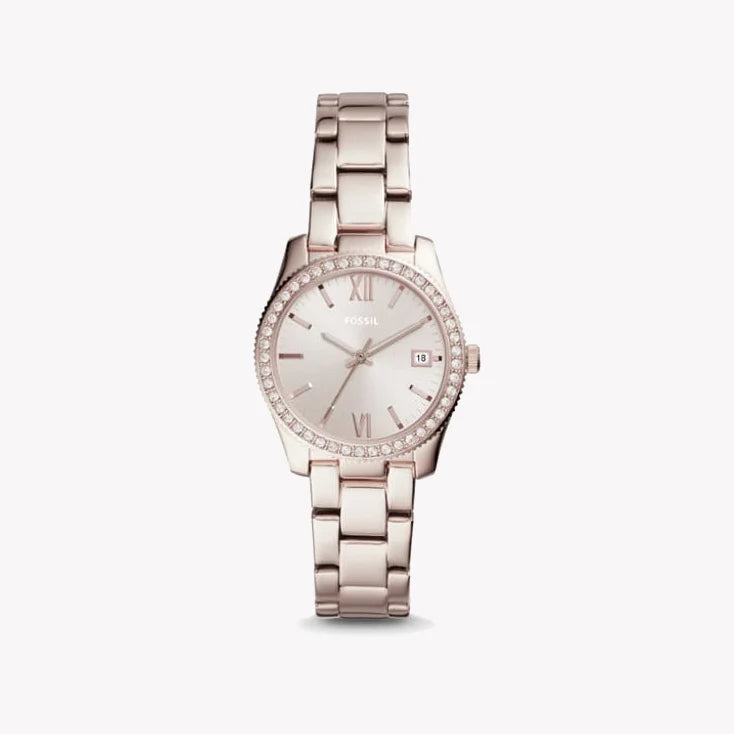 Fossil Unisex Rose Gold Watch, Stainless Steel | Es4363 by i-watch
