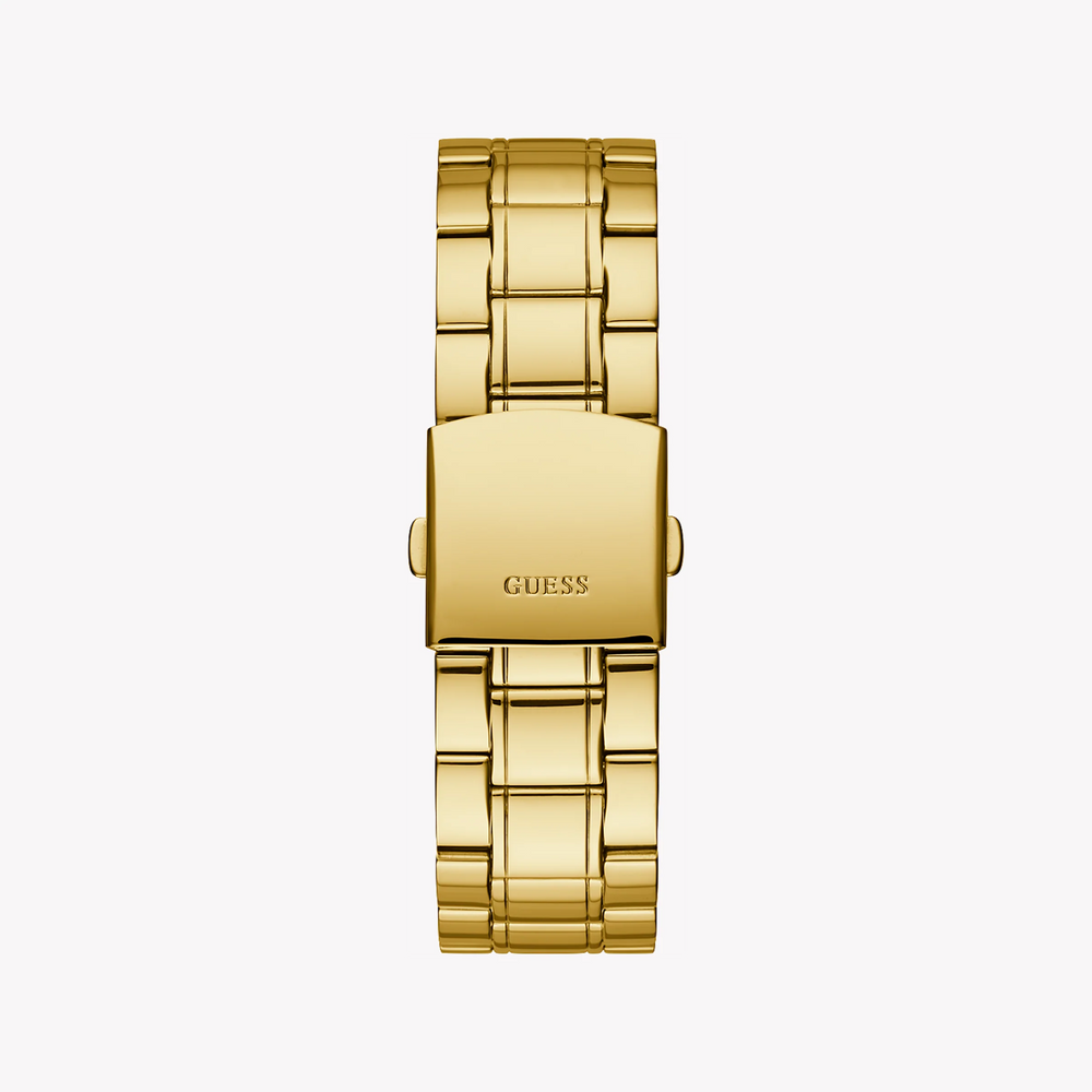 Guess Watches Men's Gold Stainless Steel, Black Dial | W1315g2 by i-watch
