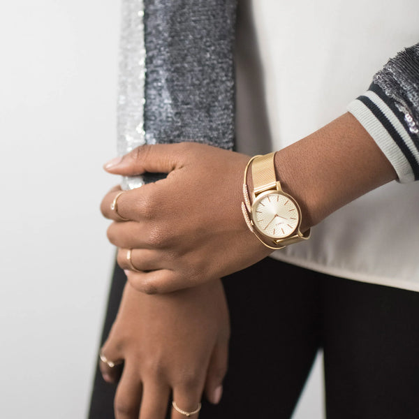 Timex Women's Silver Stainless Steel Watch, Silver Dial | Tw2r36200 by i-watch