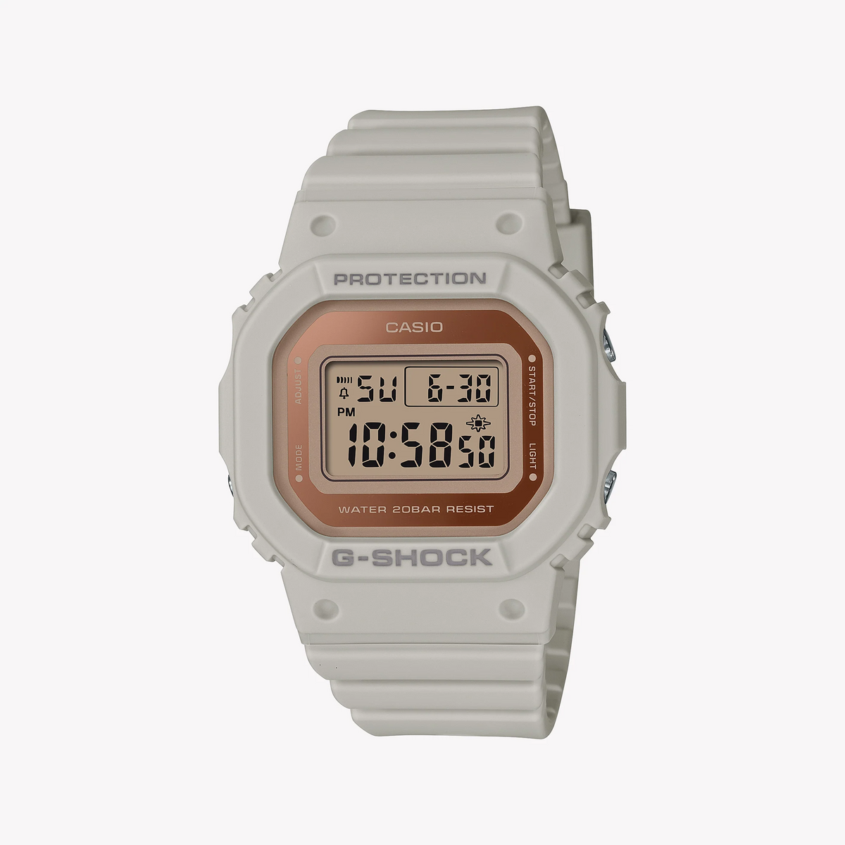 G-Shock Women's White Resin Watch, Digital | Gmd-S5600-8dr by i-watch