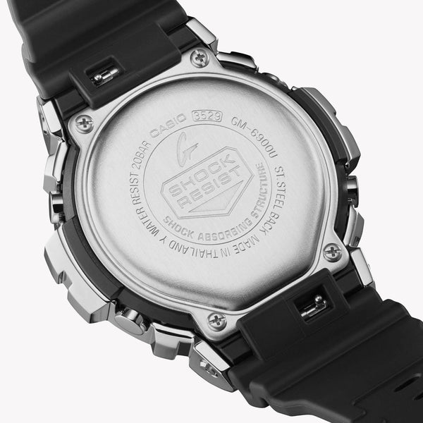 Casio G-Shock Gm-6900u-1dr - Sporty Elegance Men's Watch With Black Resin Band & Stainless Steel Case by i-watch