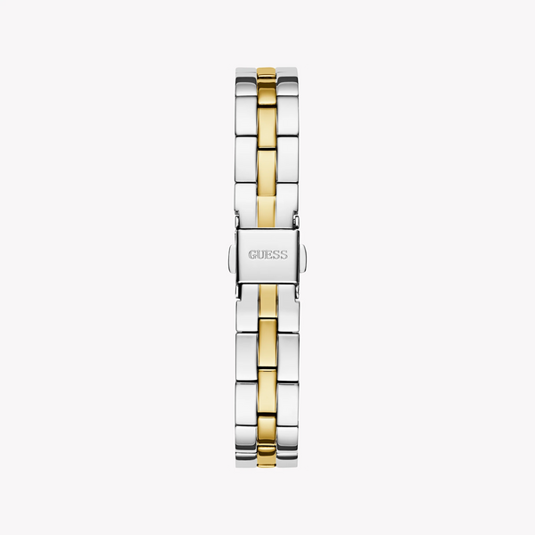 Guess Women's Gold/Silver Stainless Steel Watch, Silver Dial | Gw0762l5 by i-watch