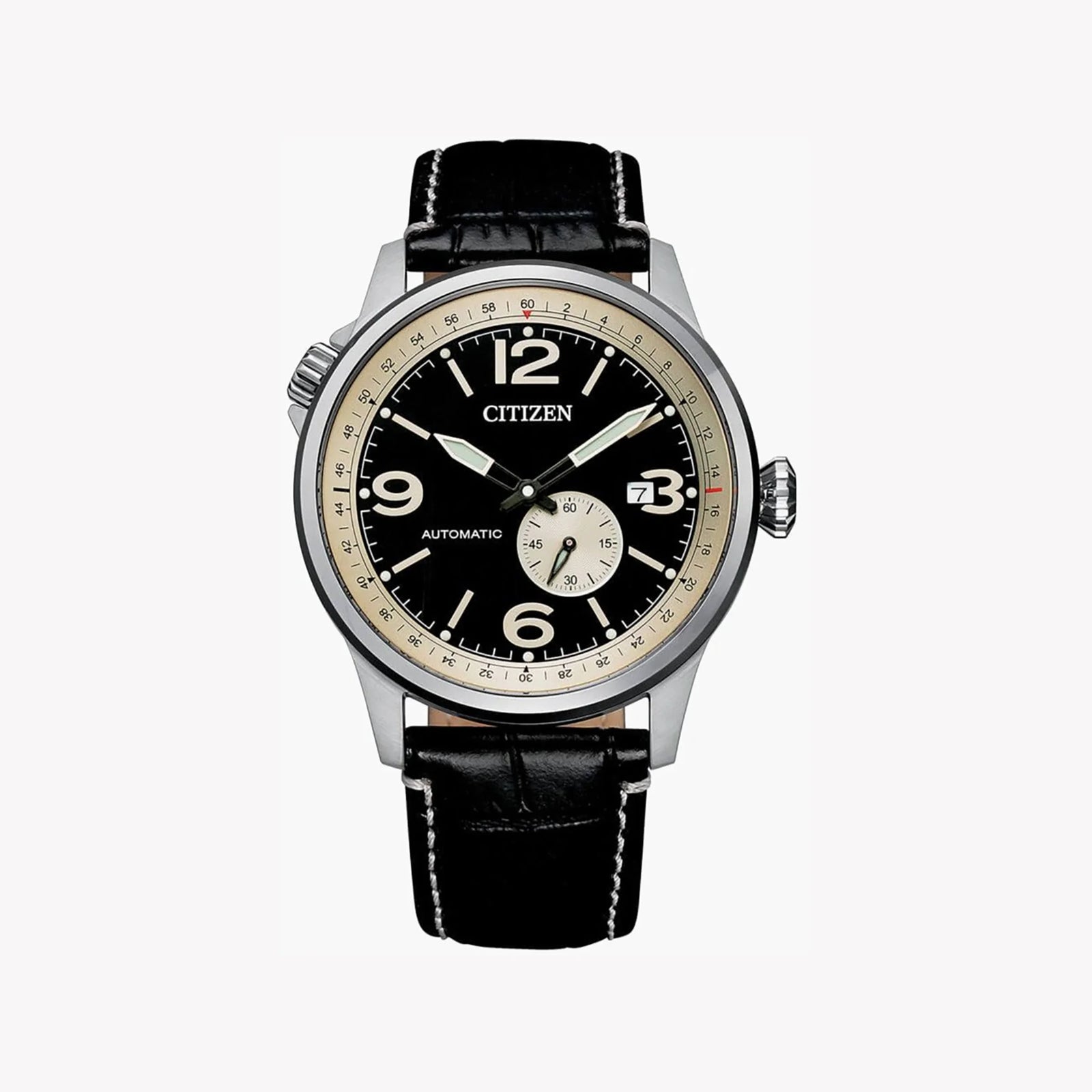 Citizen Nj0140-17e Dynamic Timepiece - Stylish Automatic Men's Watch With Black Leather Band by i-watch