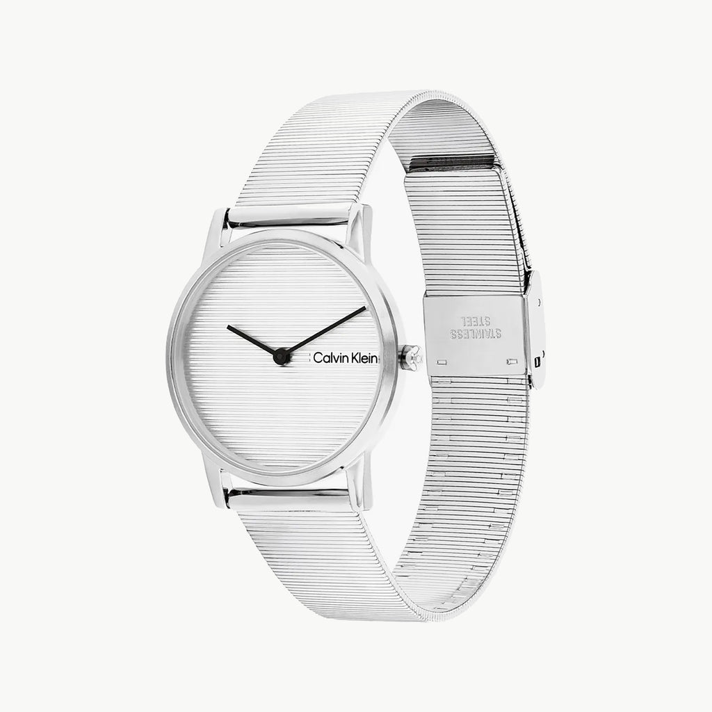 CK CALVIN KLEIN NEW COLLECTION - MODERN ELEGANCE WOMEN'S WATCH with Sleek Silver Design & Water Resistance-i-Watch-2