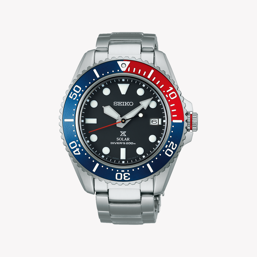 SEIKO PROSPEX SNE591P1 Men's Solar Dive Watch 20 ATM-i-Watch