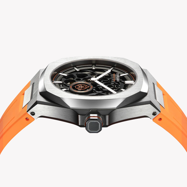 D1 MILANO D1-SKRJ16 Men's Watch - Stylish Orange Silicone Band-i-Watch-2