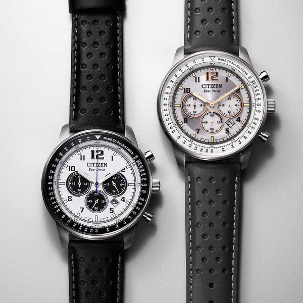 Citizen Ca4500-24h Men's Timepiece - Elegant Chronograph With Leather Band & 5 Atm Water Resistance by i-watch