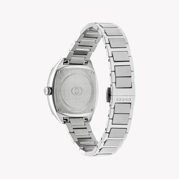 Gucci Women's Silver & Pink Stainless Steel Watch | Ya142511 by i-watch
