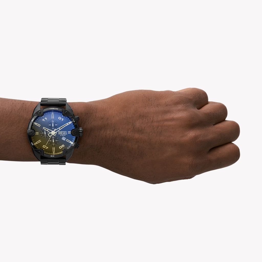 DIESEL DZ4609 BOLD STRIKE - MEN'S BLACK STAINLESS STEEL WATCH FOR ADVENTUROUS SOULS-i-Watch-4