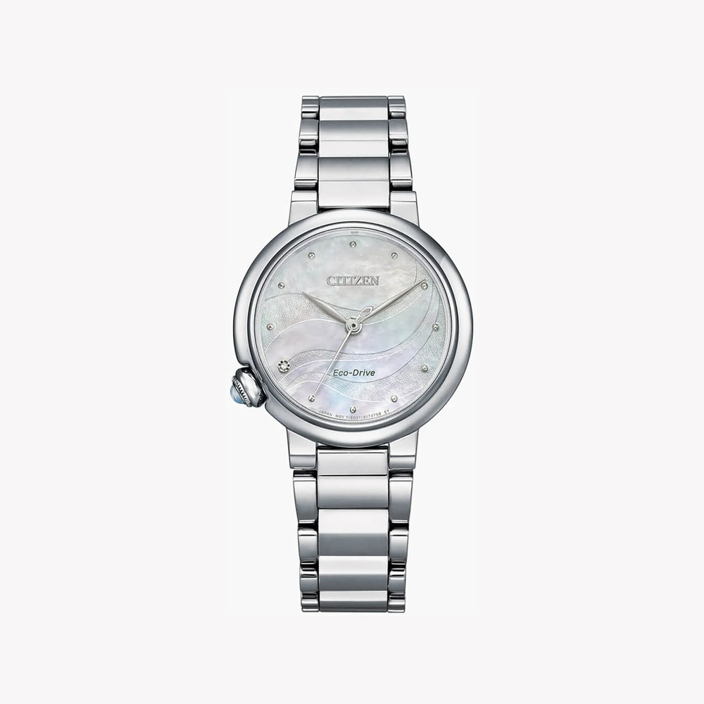 Citizen Em0910-80d - Radiant Elegance Women's Stainless Steel Watch With Power Reserve Indication by i-watch