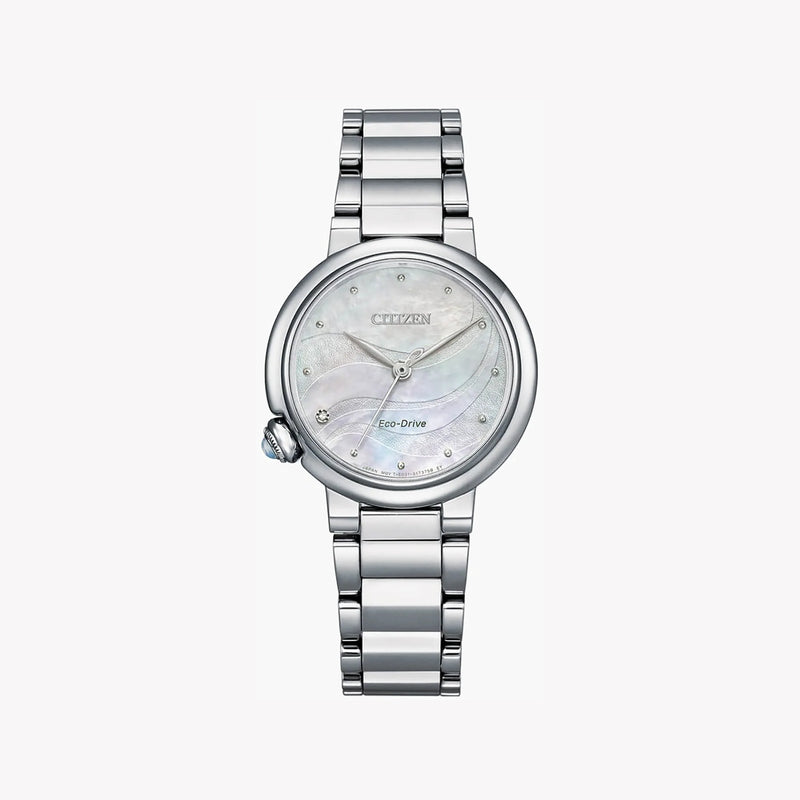 Citizen Em0910-80d - Radiant Elegance Women's Stainless Steel Watch With Power Reserve Indication by i-watch