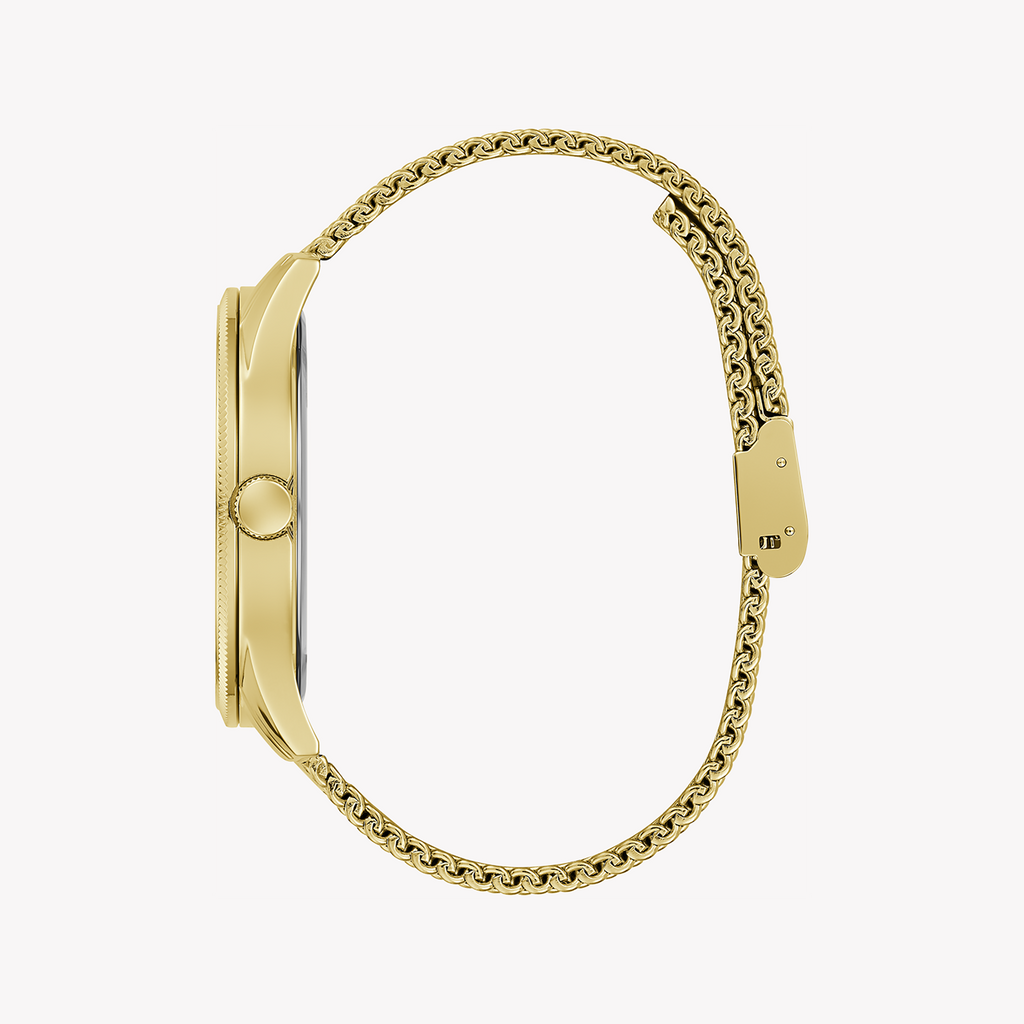 GUESS GW0710G2 BOLD ELEGANCE - STRIKING GOLD & BLACK MESH TIMEPIECE for the Modern Man-i-Watch-2