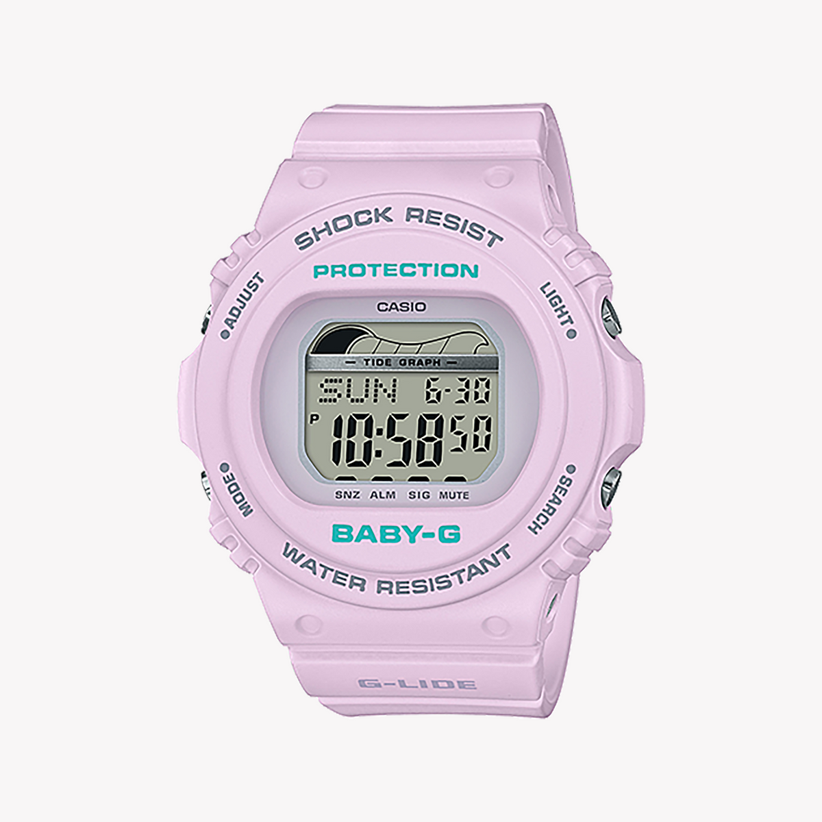 BLX-570-6DR BABY-G PINK TIDE - SPORTY ELEGANCE FOR ACTIVE WOMEN