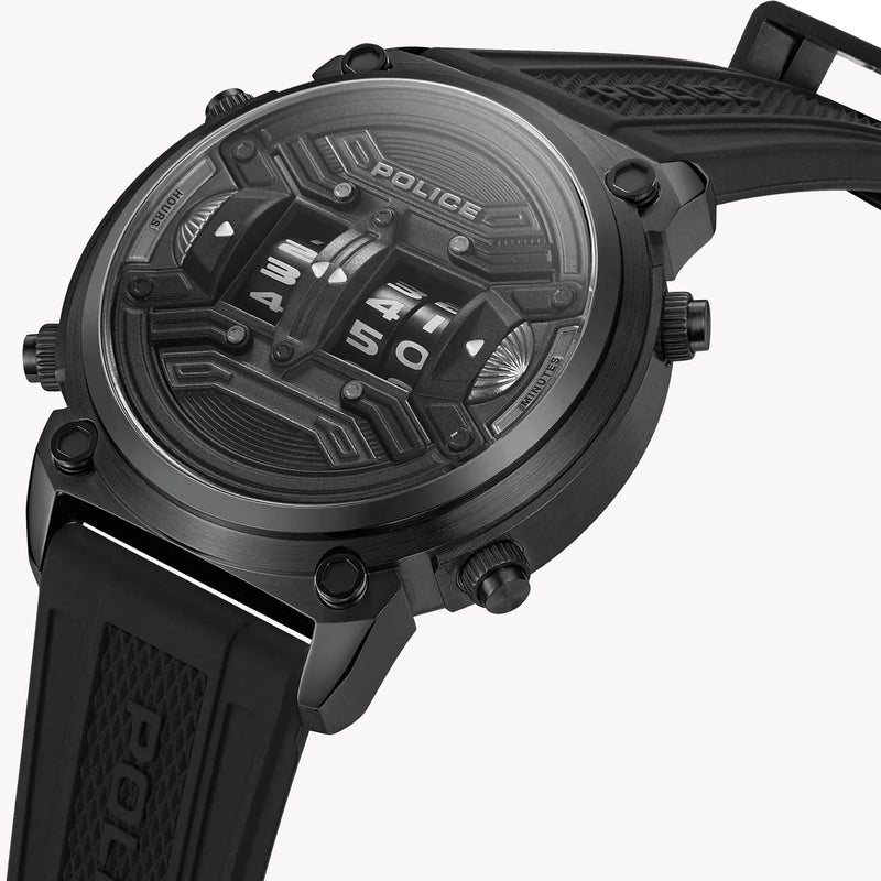 Police Men's Black Watch, Silicone Band | Pewjp2228502 by i-watch