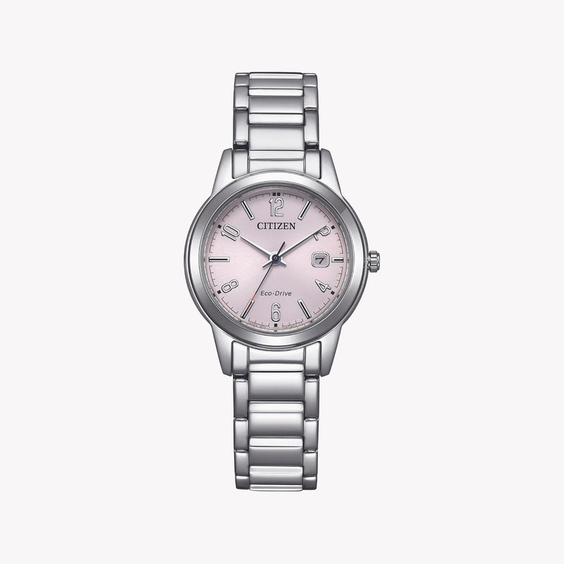Citizen Women's Silver Watch, Pink Dial | Fe1241-71z by i-watch