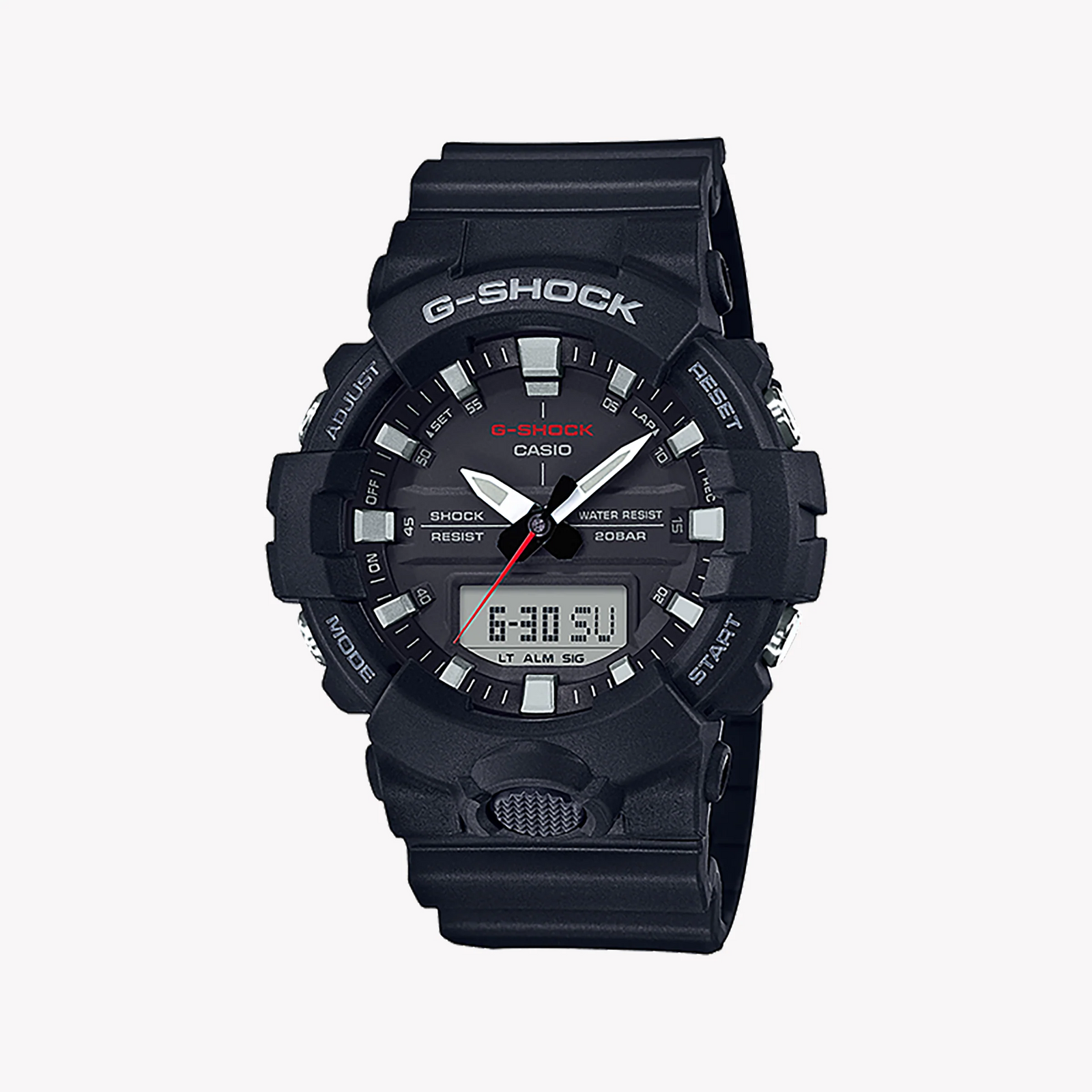 Casio G-Shock Ga-800-1a - Bold Functionality & Sporty Style Men's Watch With Black Resin BAnd and Dual Time Display by i-watch