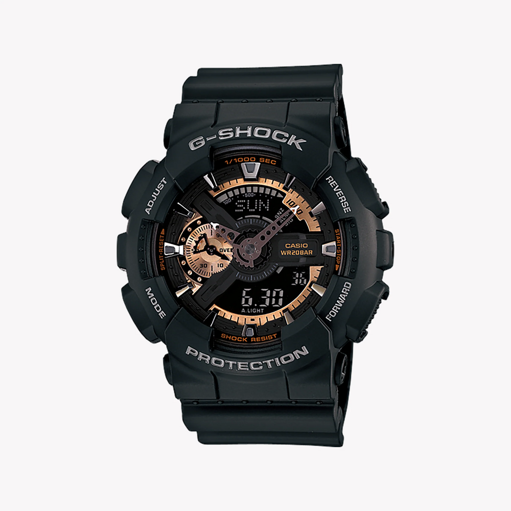 G-Shock Men's Black Resin Watch, Digital Dial | Ga-110rg-1a by i-watch