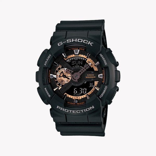 G-Shock Men's Black Resin Watch, Digital Dial | Ga-110rg-1a by i-watch